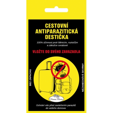 Antiparazitická destička cestovní